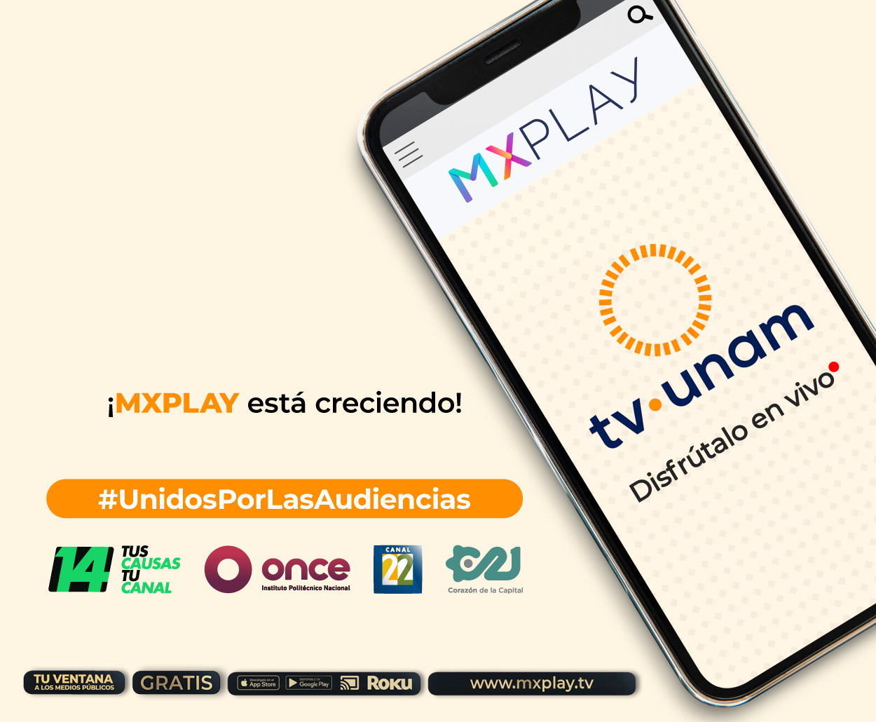 TV UNAM se suma a la plataforma MXPlay