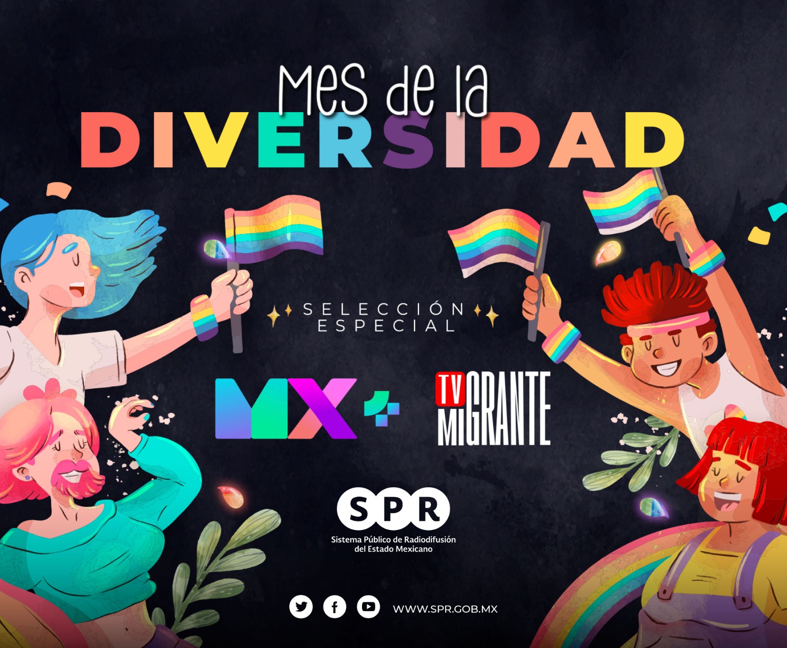 Junio, mes de la diversidad y el orgullo en MXPlus y TVMigrante
